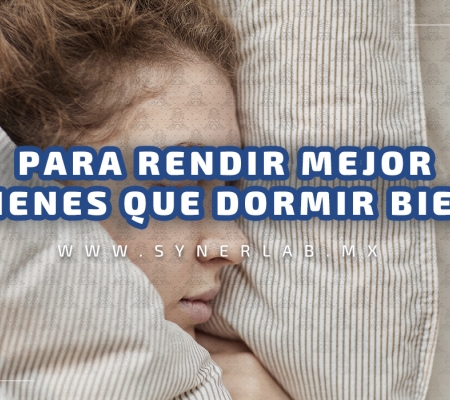Para rendir mejor tienes que dormir bien